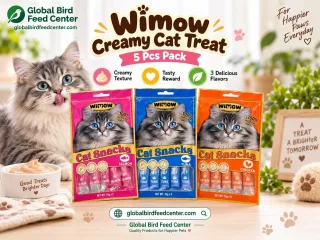 Wimow Creamy Cat Treat 5 Pcs Pack with salmon tuna and chicken flavors