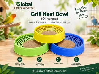 Grill Nest Bowl 9 Inches for breeding birds