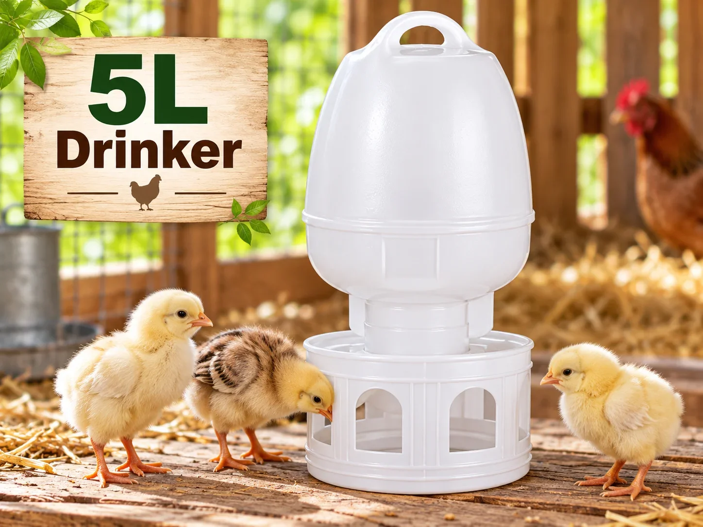 5L Poultry Drinker